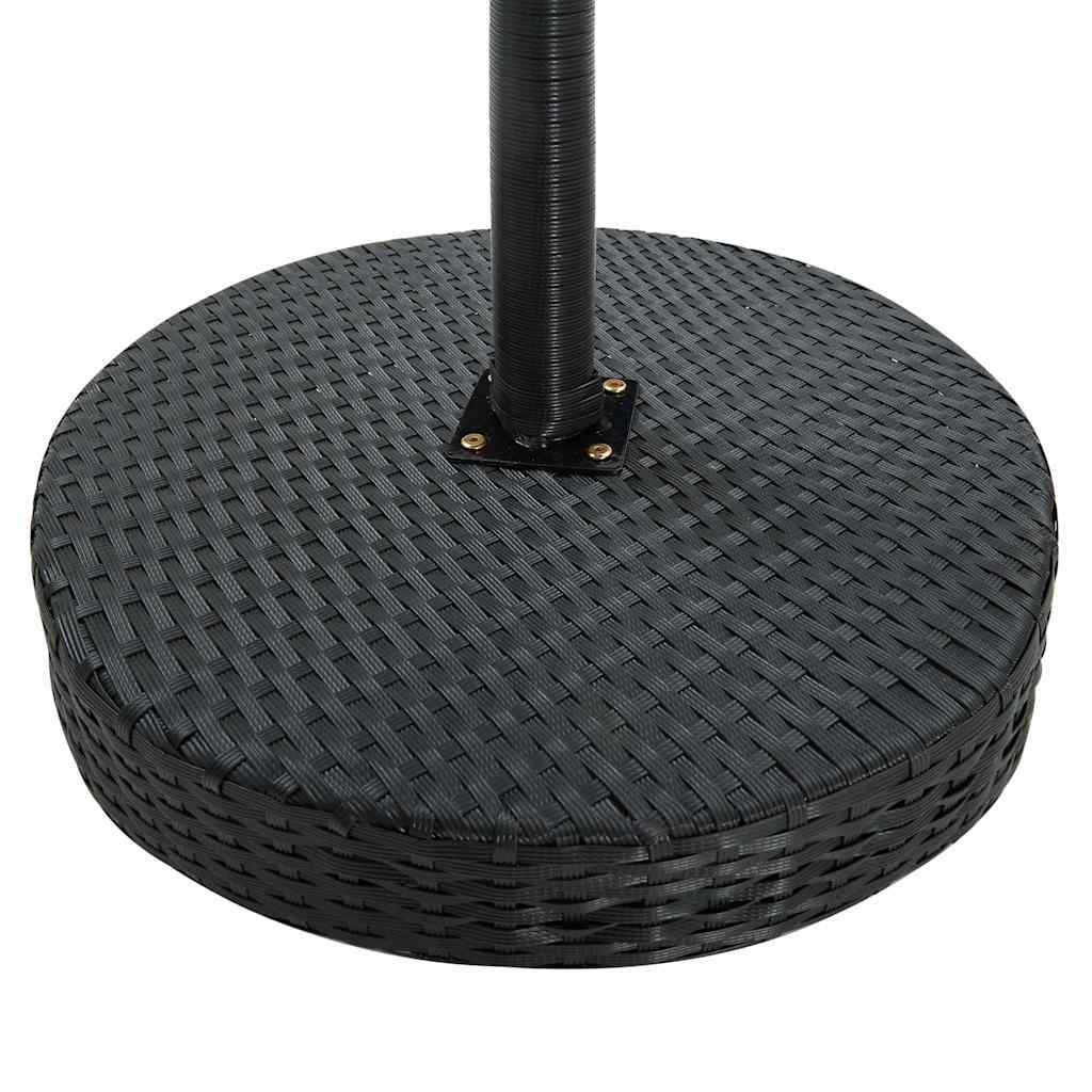 vidaXL 3-delige Tuinbarset met kussens poly rattan bruin