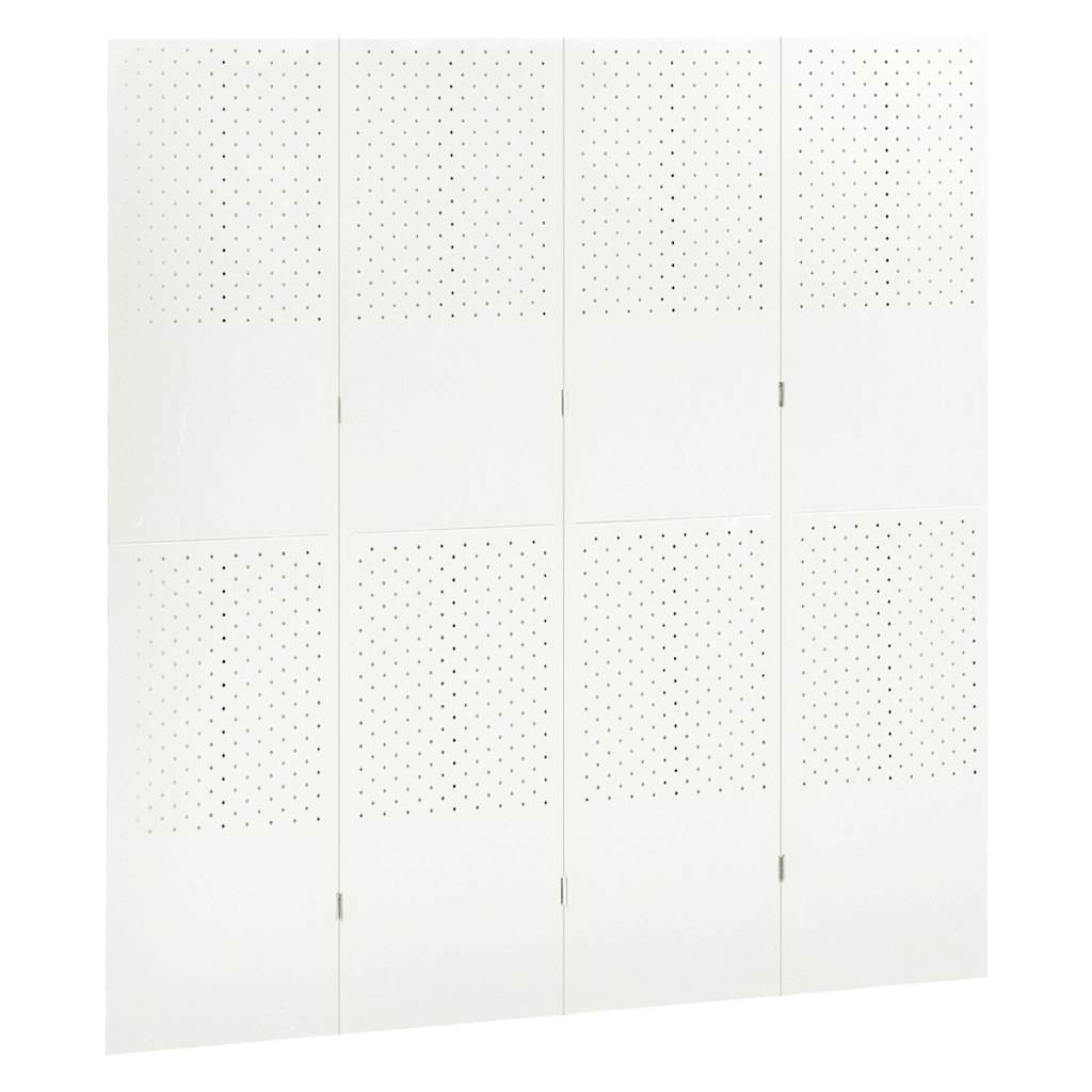 vidaXL Kamerschermen 2 st met 4 panelen 160x180 cm staal zwart