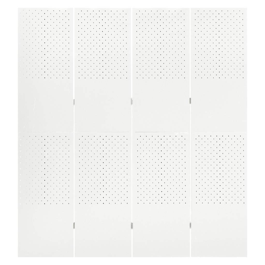 vidaXL Kamerschermen 2 st met 4 panelen 160x180 cm staal zwart