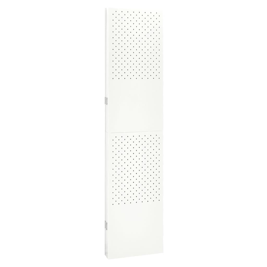 vidaXL Kamerschermen 2 st met 4 panelen 160x180 cm staal zwart