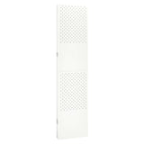 vidaXL Kamerschermen 2 st met 4 panelen 160x180 cm staal zwart