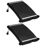 vidaXL Solar Swimming Pool Heating Panel 2 pcs Curved 110x65 cm