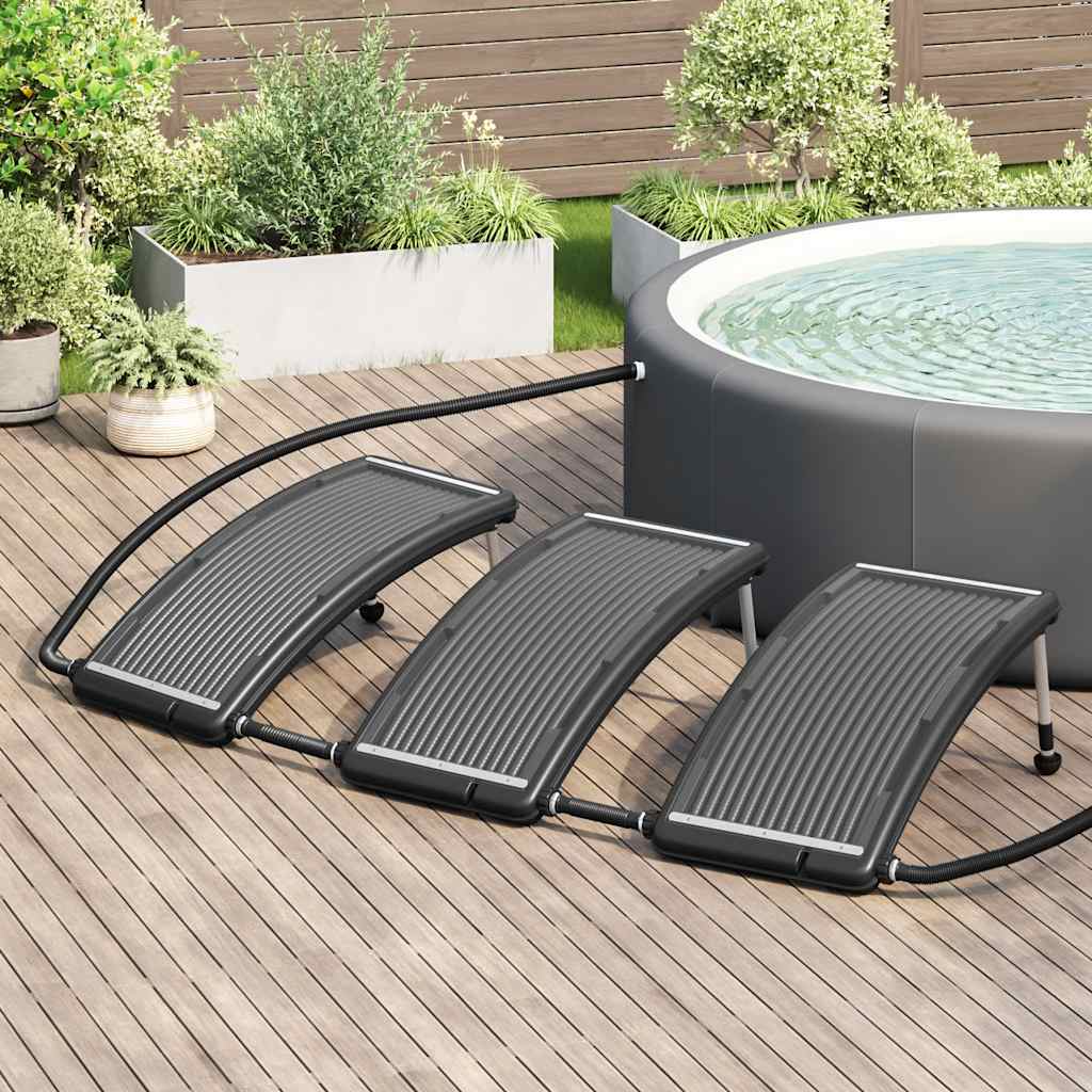 vidaXL Solar Swimming Pool Heating Panel 2 pcs Curved 110x65 cm