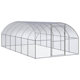 vidaXL Chicken Coop 3x2x2 m Galvanized Steel