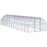 vidaXL Chicken Coop 3x2x2 m Galvanized Steel