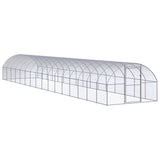 vidaXL Chicken Coop 3x2x2 m Galvanized Steel