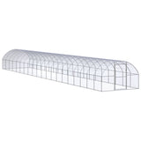 vidaXL Chicken Coop 3x2x2 m Galvanized Steel