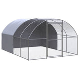 vidaXL Chicken Coop 3x2x2 m Galvanized Steel