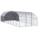 vidaXL Chicken Coop 3x2x2 m Galvanized Steel