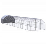 vidaXL Chicken Coop 3x2x2 m Galvanized Steel