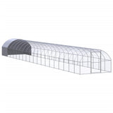 vidaXL Chicken Coop 3x2x2 m Galvanized Steel
