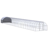 vidaXL Chicken Coop 3x2x2 m Galvanized Steel