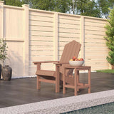 vidaXL Garden Chairs 2 pcs Adirondack HDPE white