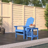vidaXL Garden Chairs 2 pcs Adirondack HDPE white