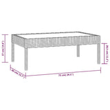 vidaXL 8-delige Loungeset met kussens poly rattan zwart