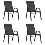 vidaXL 9-piece Garden Dining Set Brown and Black