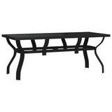vidaXL 9-piece Garden Dining Set Brown and Black