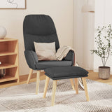 vidaXL Recliner fabric light gray