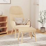 vidaXL Recliner fabric light gray
