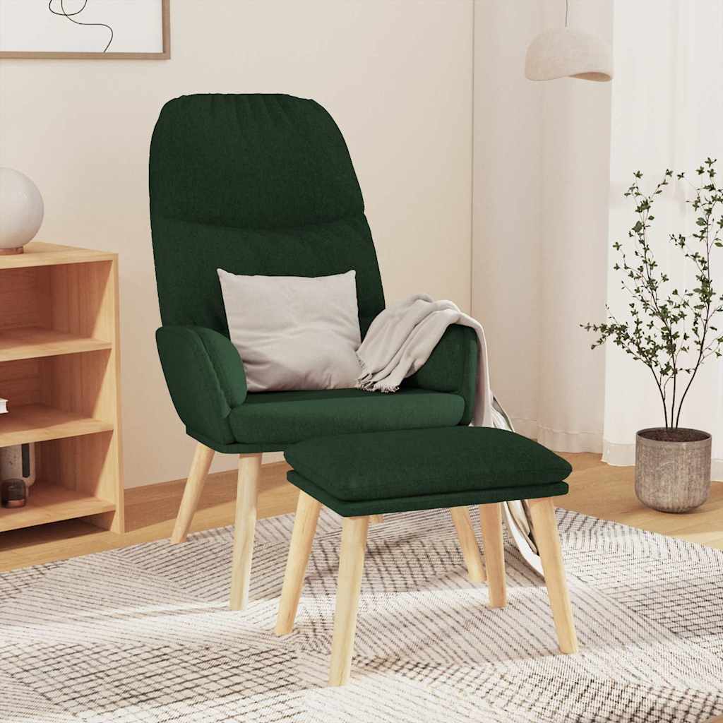 vidaXL Recliner fabric light gray