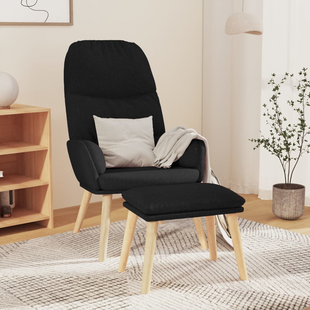 vidaXL Recliner fabric light gray
