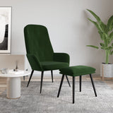 vidaXL Recliner velvet light grey