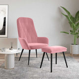 vidaXL Recliner velvet light grey