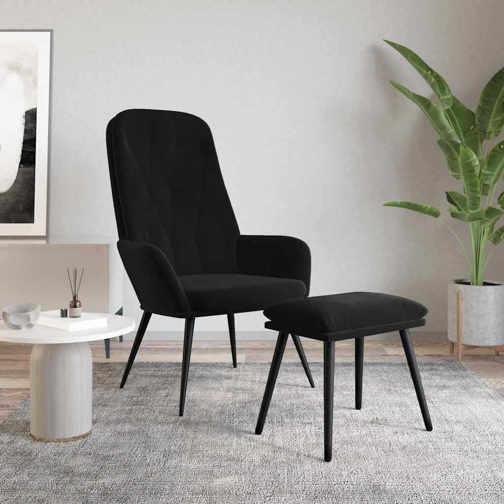 vidaXL Recliner velvet light grey
