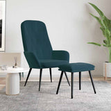 vidaXL Recliner velvet light grey