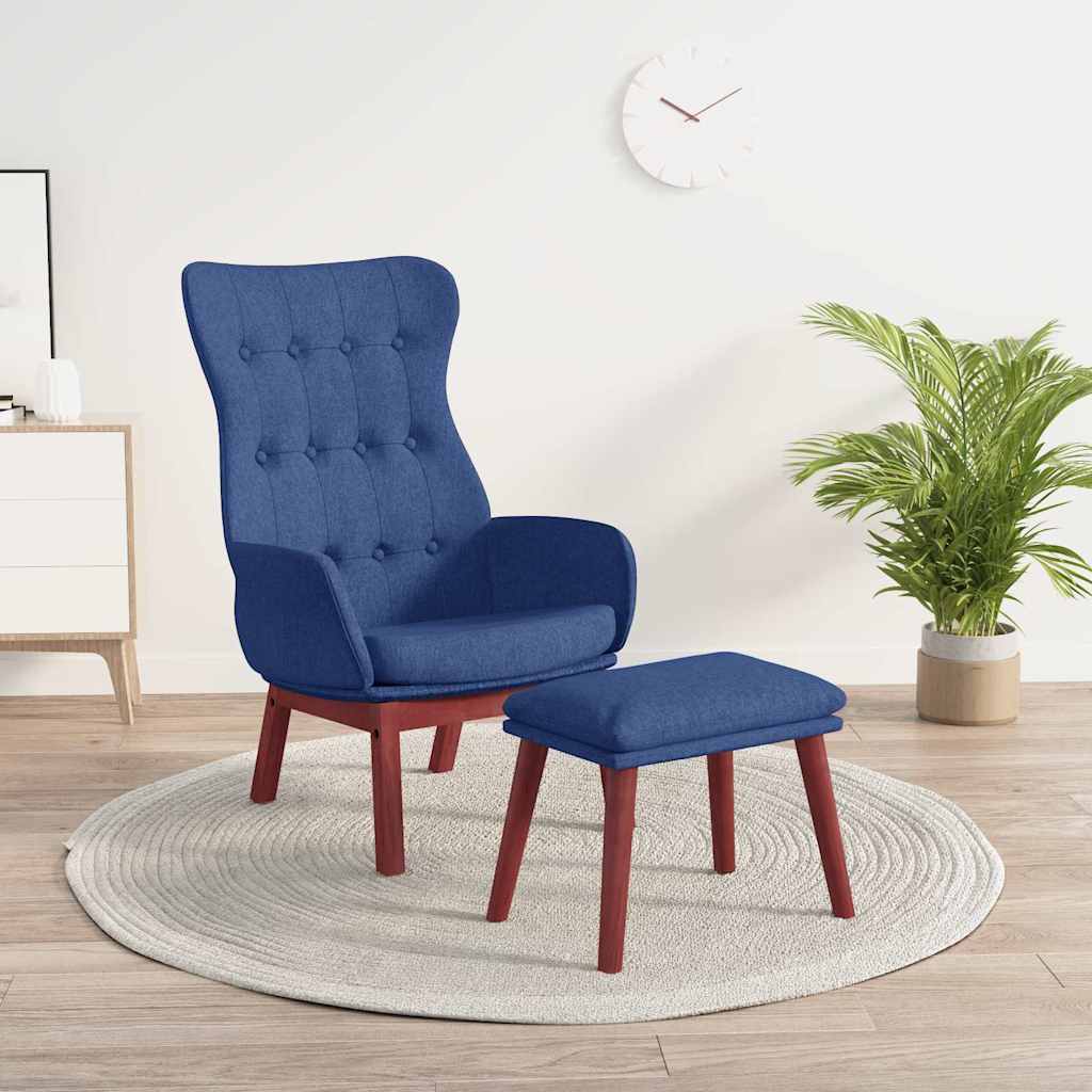 vidaXL Recliner fabric light gray