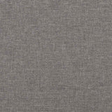 vidaXL Recliner fabric light gray