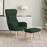 vidaXL Recliner fabric light gray