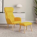 vidaXL Recliner fabric light gray
