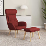 vidaXL Recliner fabric light gray