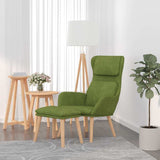 vidaXL Relaxstoel fluweel lichtgrijs