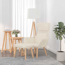 vidaXL Relaxstoel fluweel lichtgrijs