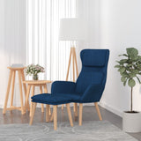 vidaXL Relaxstoel fluweel lichtgrijs