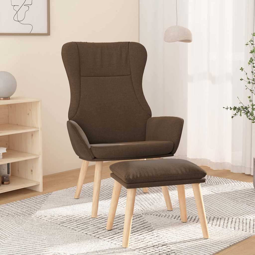 vidaXL Recliner fabric light gray