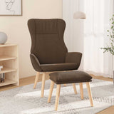 vidaXL Recliner fabric light gray