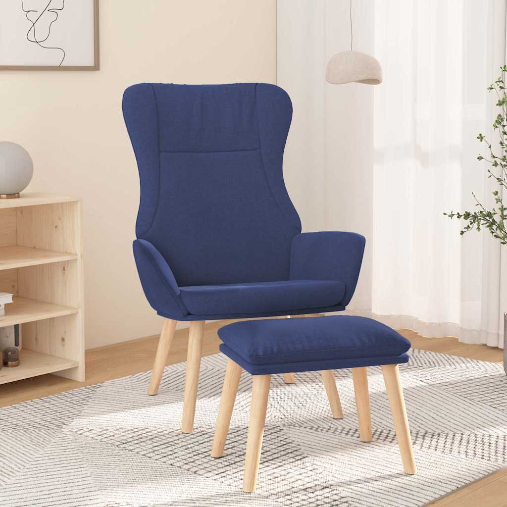 vidaXL Recliner fabric light gray