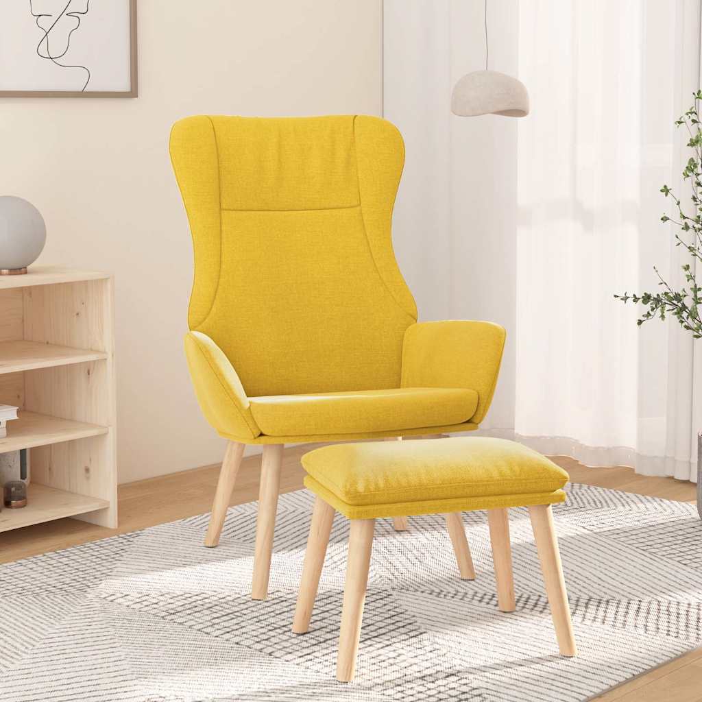 vidaXL Recliner fabric light gray