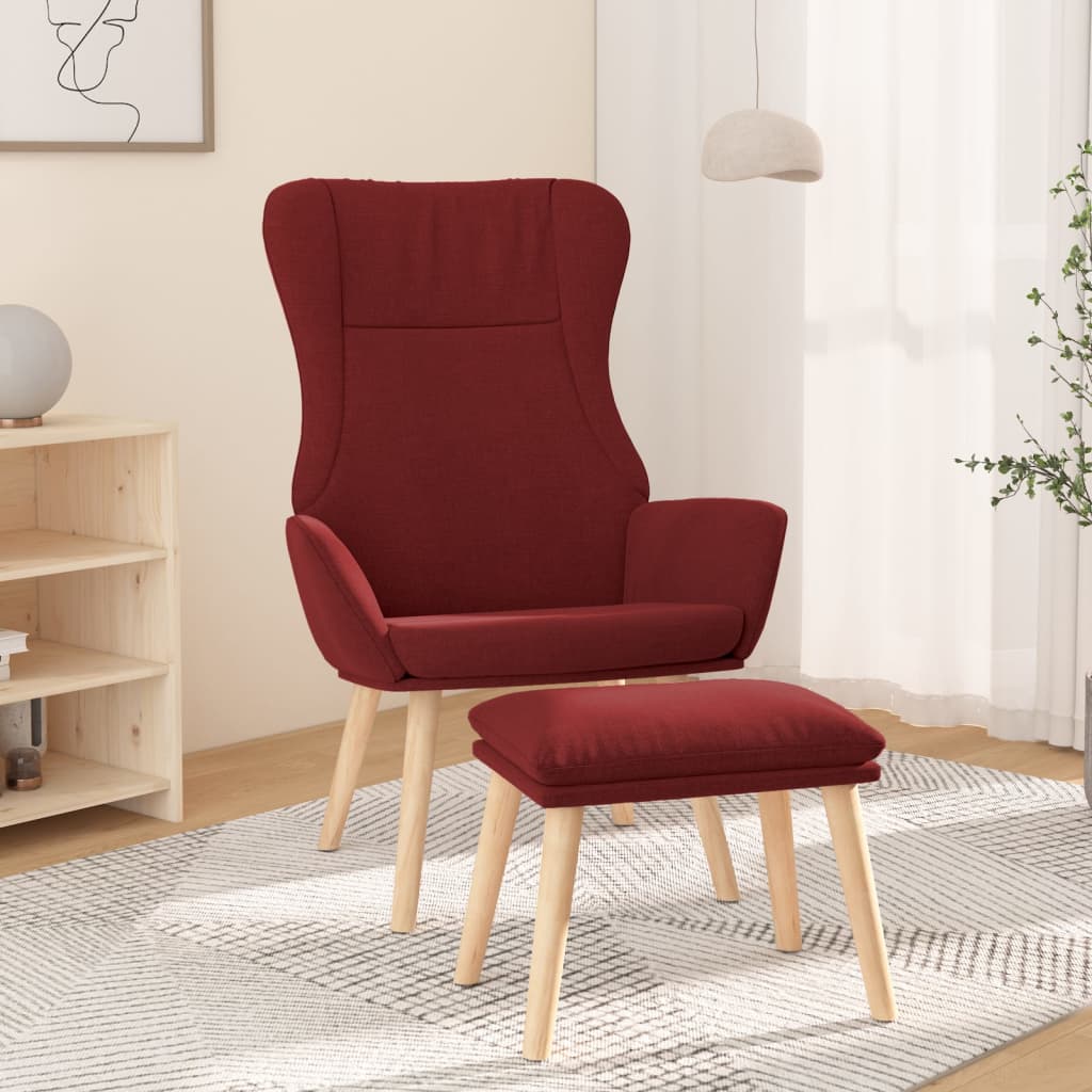 vidaXL Recliner fabric light gray