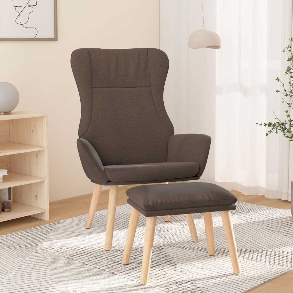 vidaXL Recliner fabric light gray