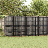 vidaXL Dog Kennel 1.84 m² Steel