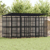 vidaXL Dog Kennel 1.84 m² Steel