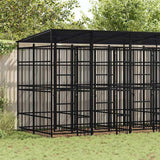 vidaXL Dog Kennel 1.84 m² Steel