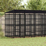 vidaXL Dog Kennel 1.84 m² Steel