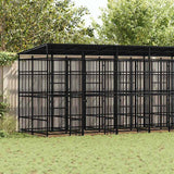 vidaXL Dog Kennel 1.84 m² Steel