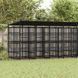 vidaXL Dog Kennel 1.84 m² Steel