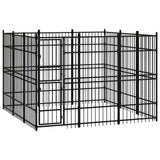vidaXL Dog Kennel 8.29 m² Steel